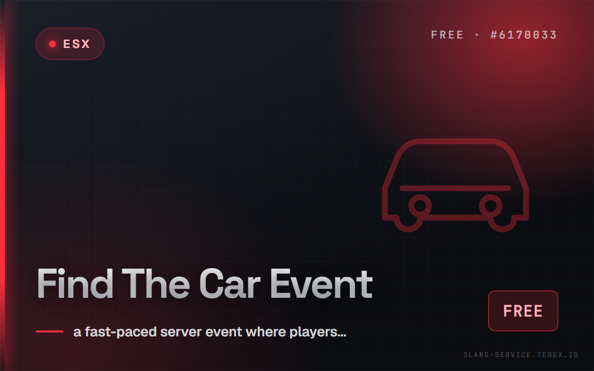 [ESX] Find The Car Event
