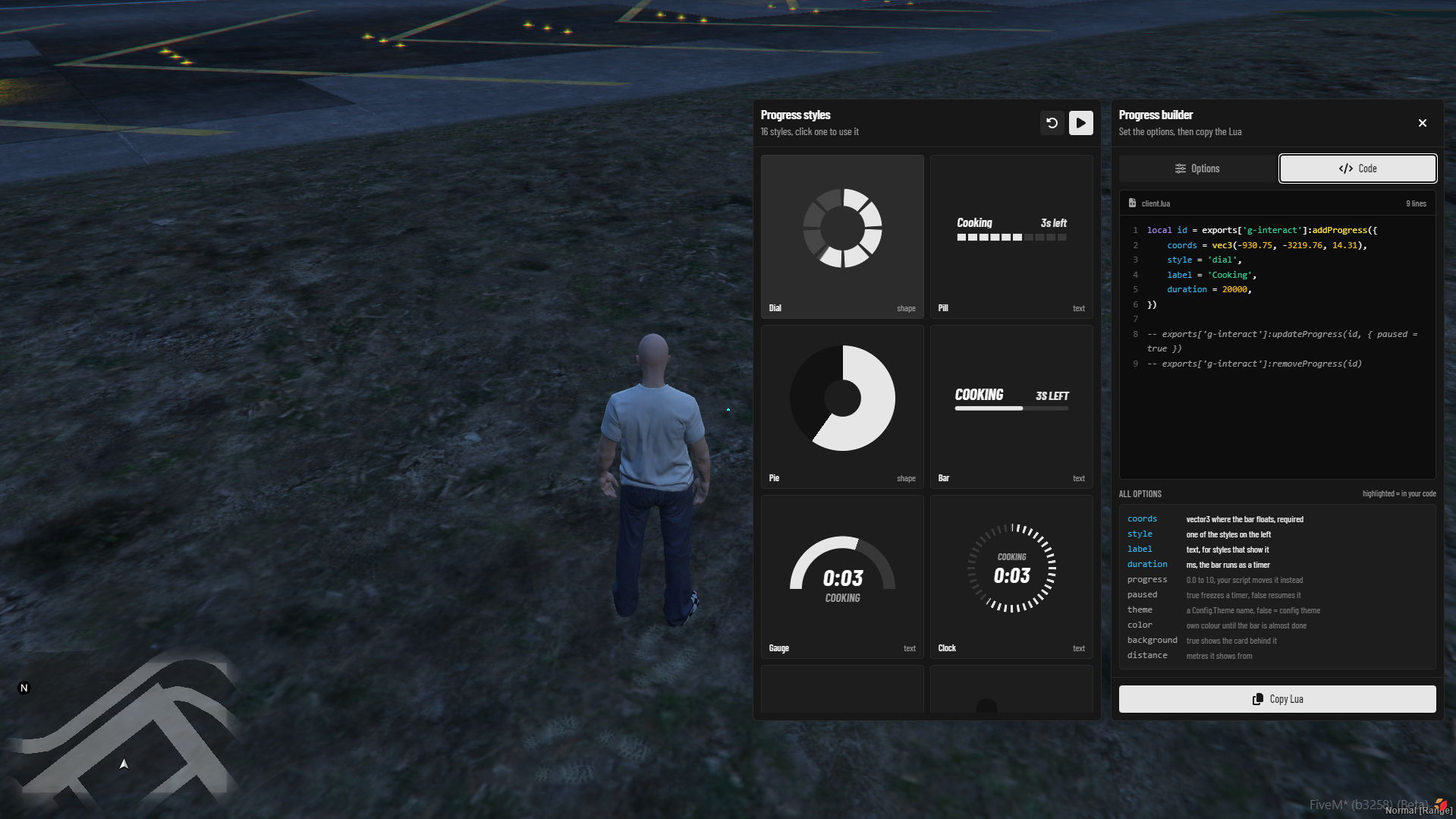 [Modern Interact & Progress Bar ] ESX QBCore Qbox {ESCROW}