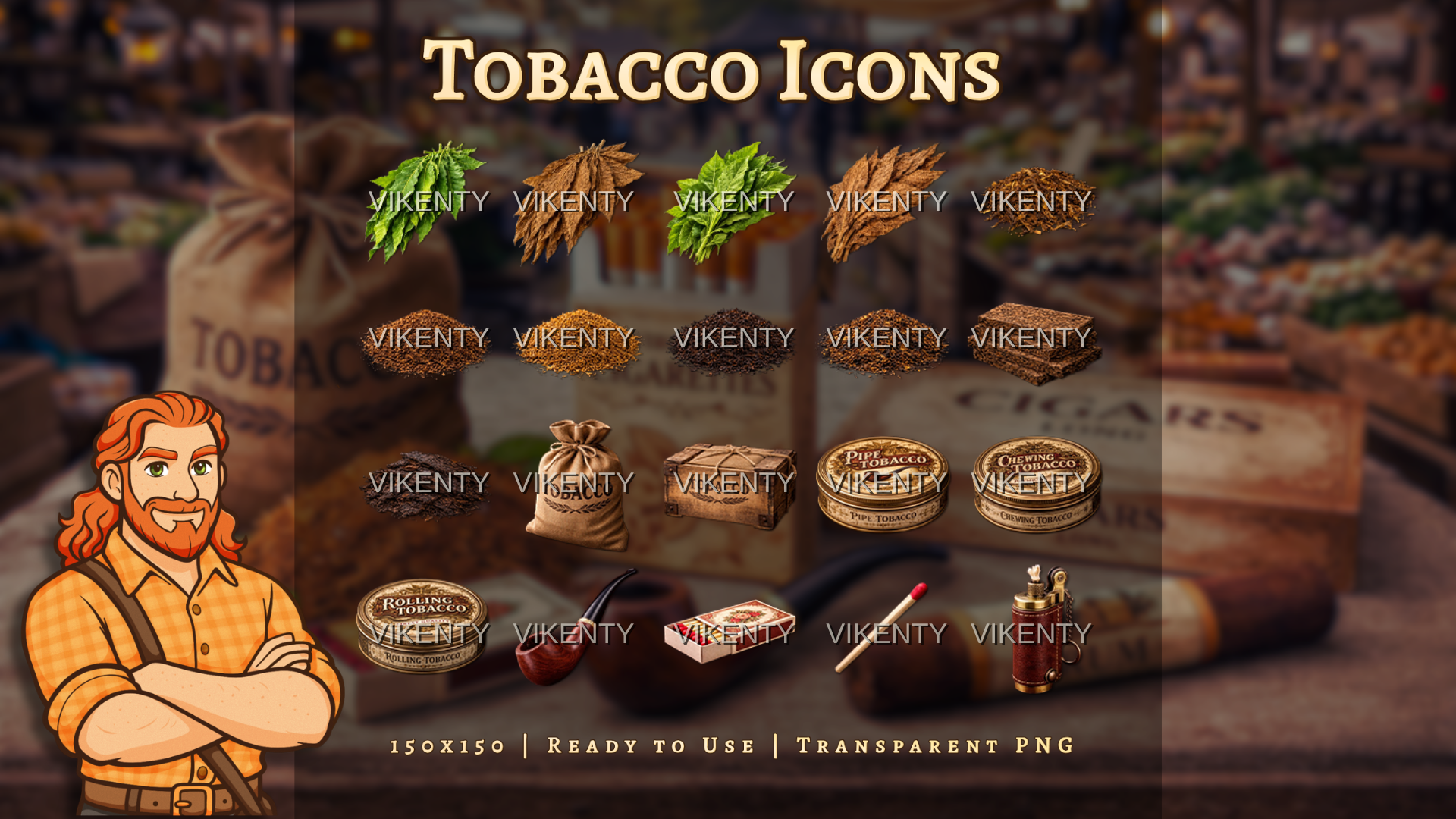 Tobacco  Icons x70 | 01