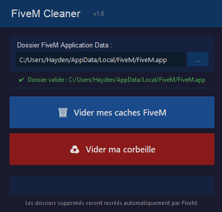 Caches Cleaner