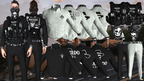 Malvado Cartel Shirts (Male+Female)