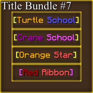 Title Bundle Set #7