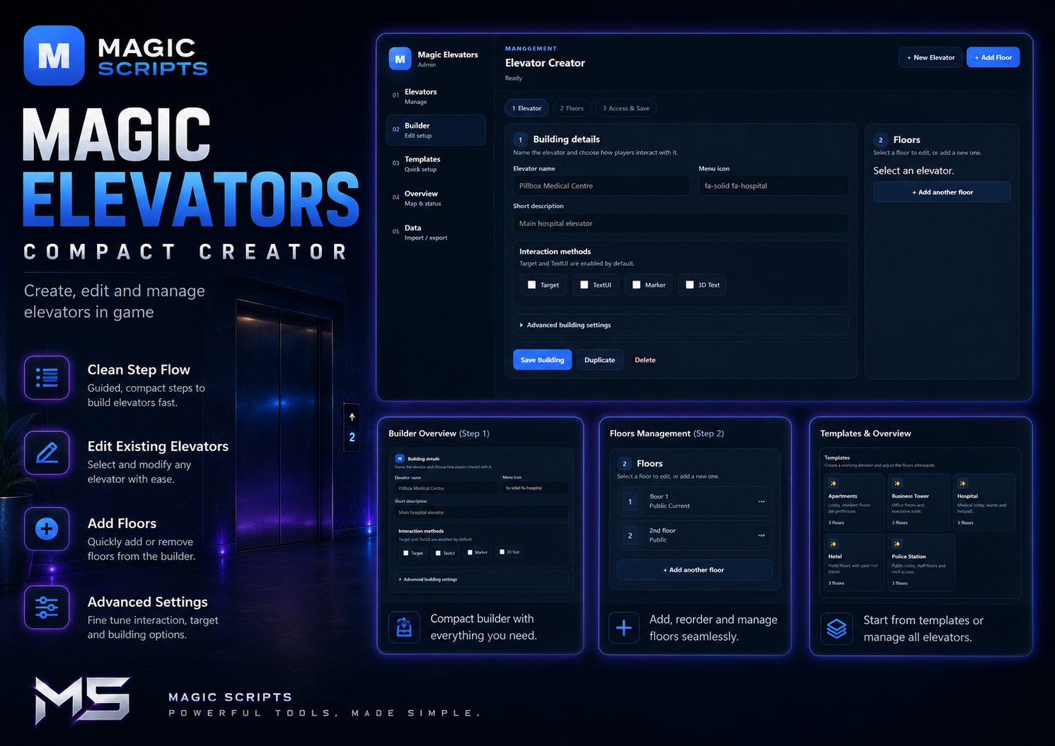 Magic Elevators – Open Source