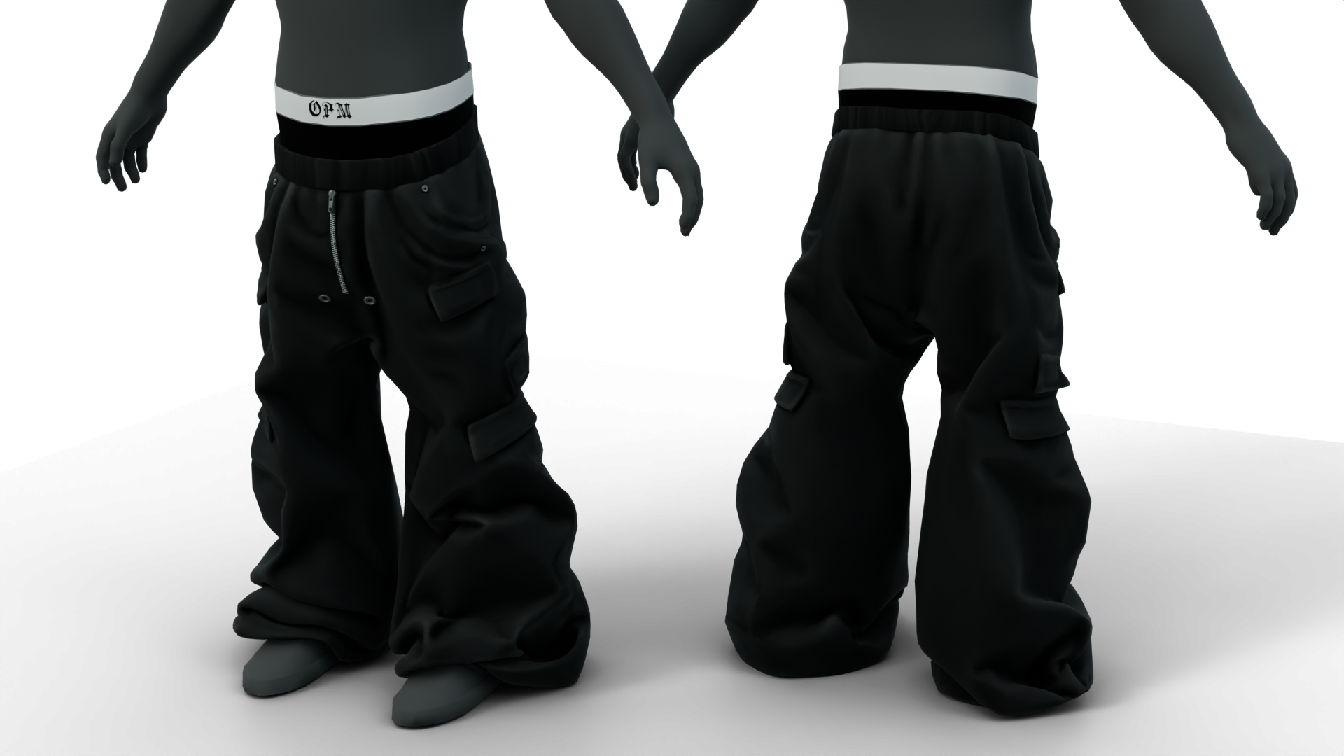 Baggy Pants Opium FiveM 3D Clothing Assets – Outfit-Vorschau 4