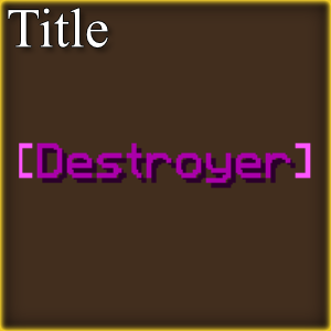 Destroyer [Title]