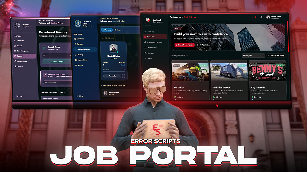 Fivem Job Portal
