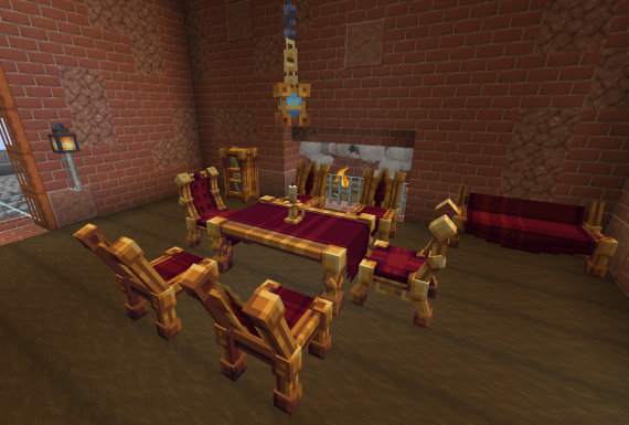 Blockhead Odyssey – Medieval Furniture Set #1 (Gold)