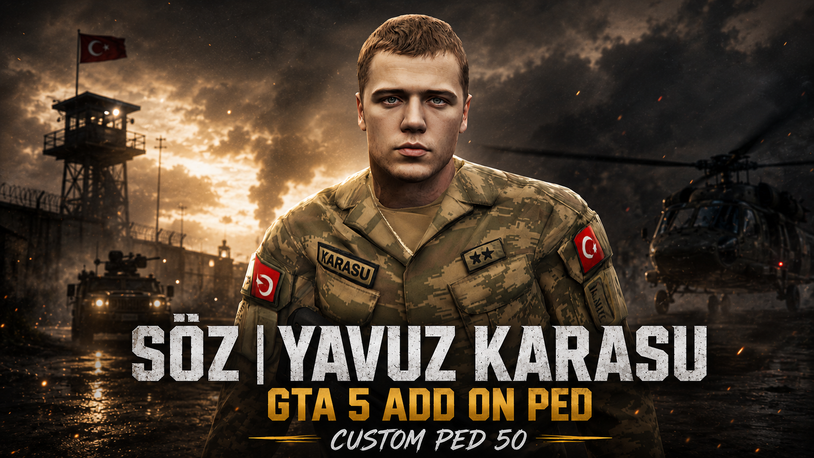 SÖZ - Yavuz Karasu (Sarı Komutan) | FiveM Custom Ped 50
