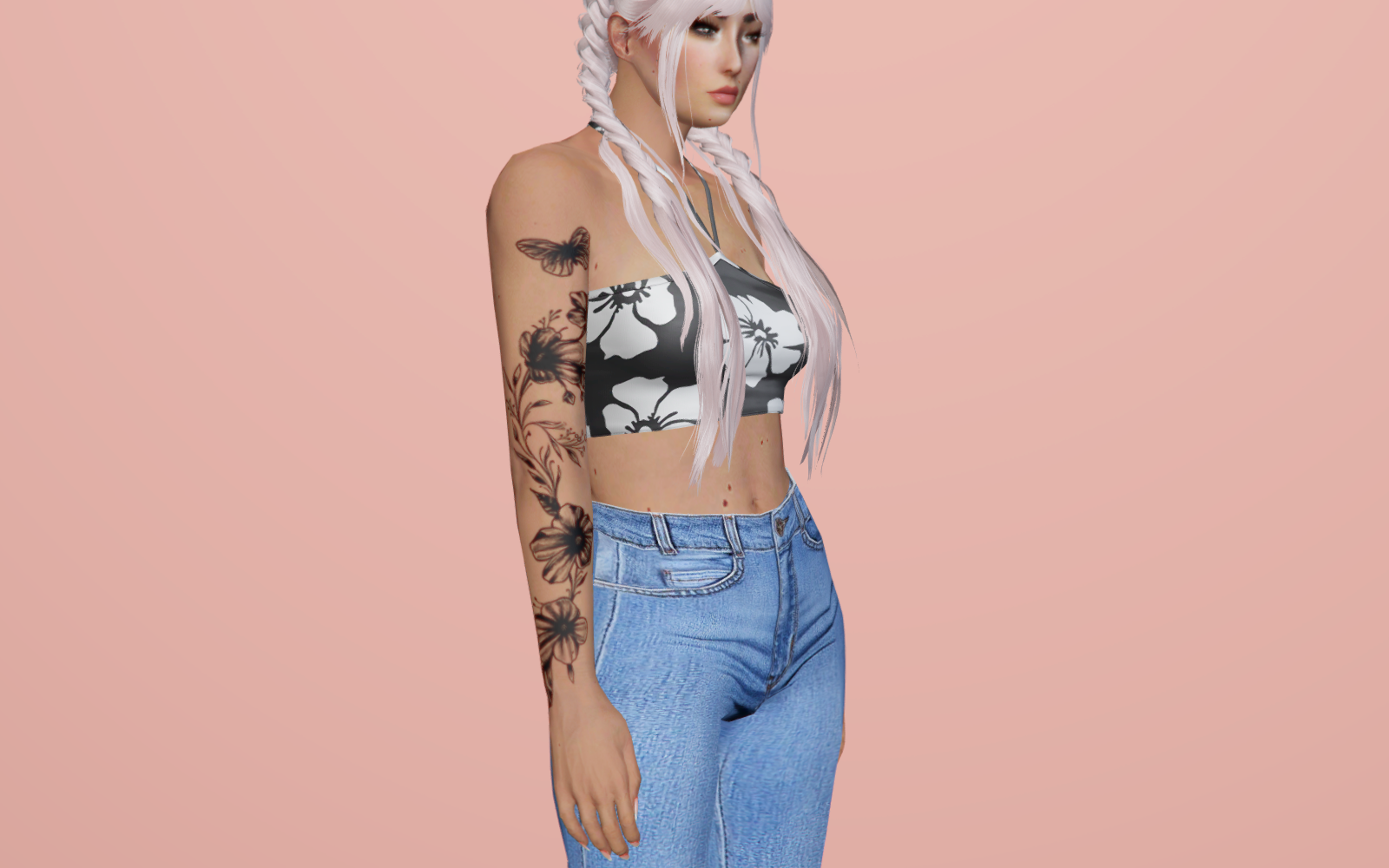 #001 Flower Sleeve