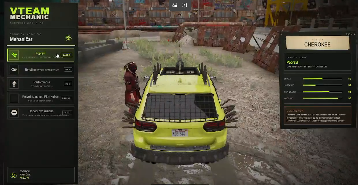 V-TEAM mechanic