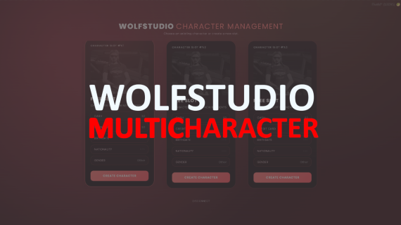 [QBCore] Wolfstudio Multicharacter System V1