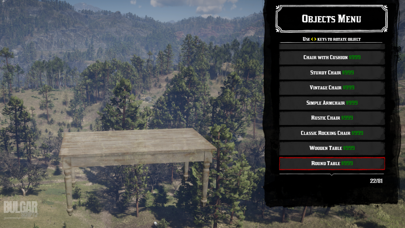 BulgaR House Decoration / Buy And Place Objects [VORP] & [RSGCore] & [RedEM:RP]