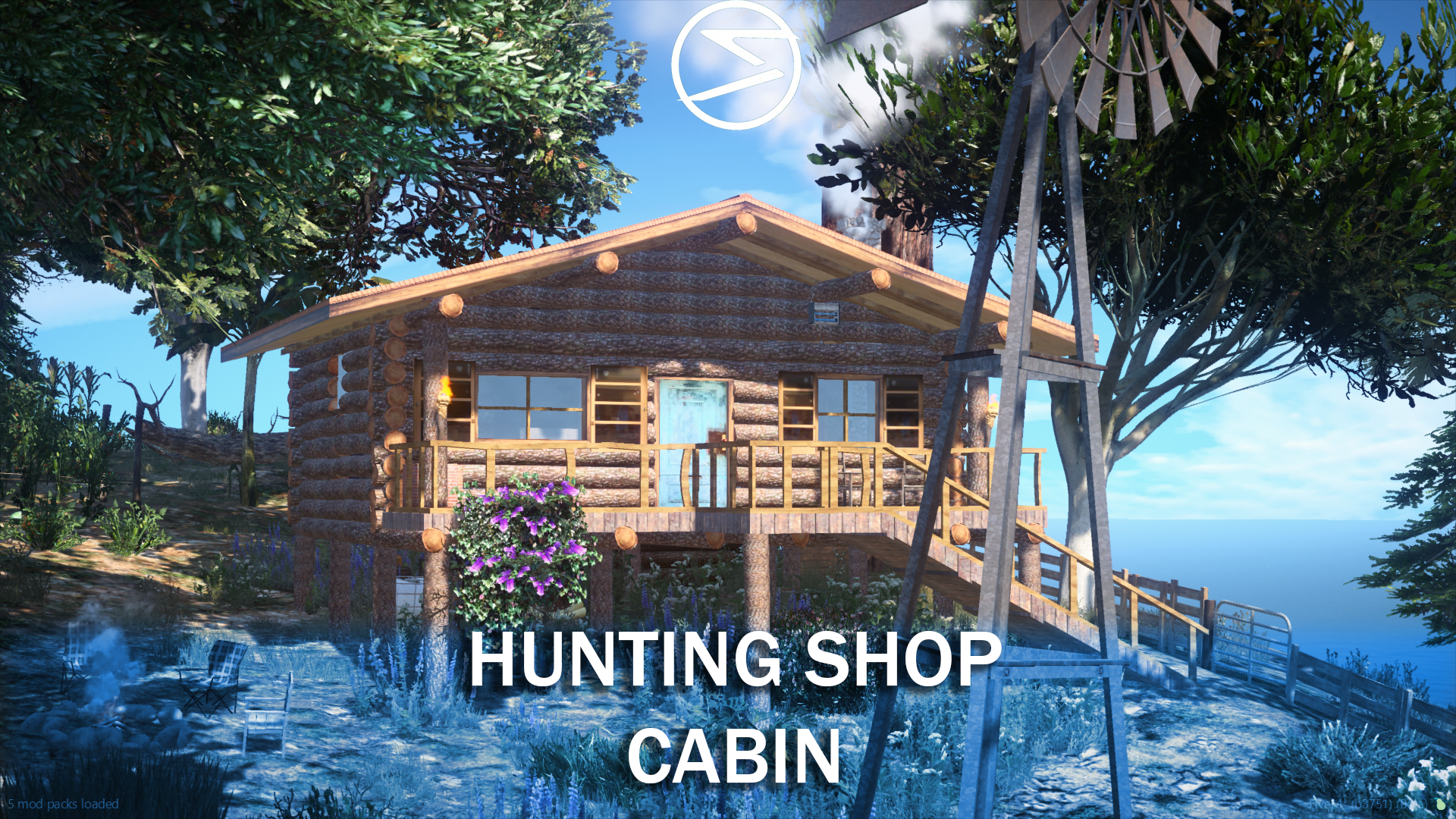 Wood Hunting Shop Cabin