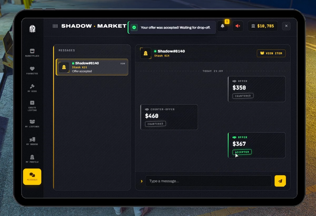 F5 Shadow Market