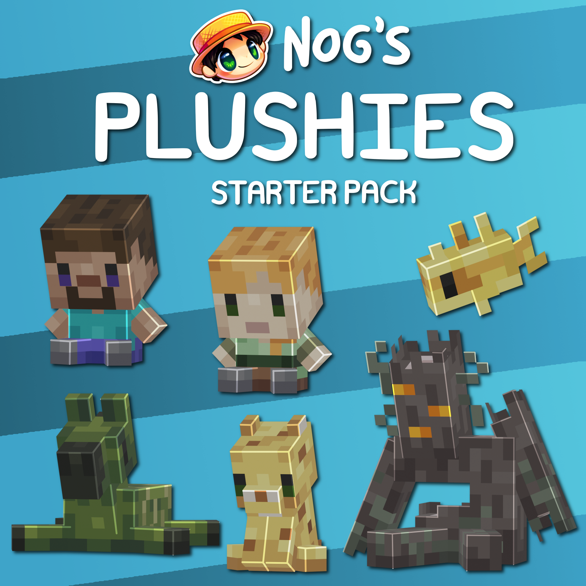 Random Starter Mobs Plushie Bundle