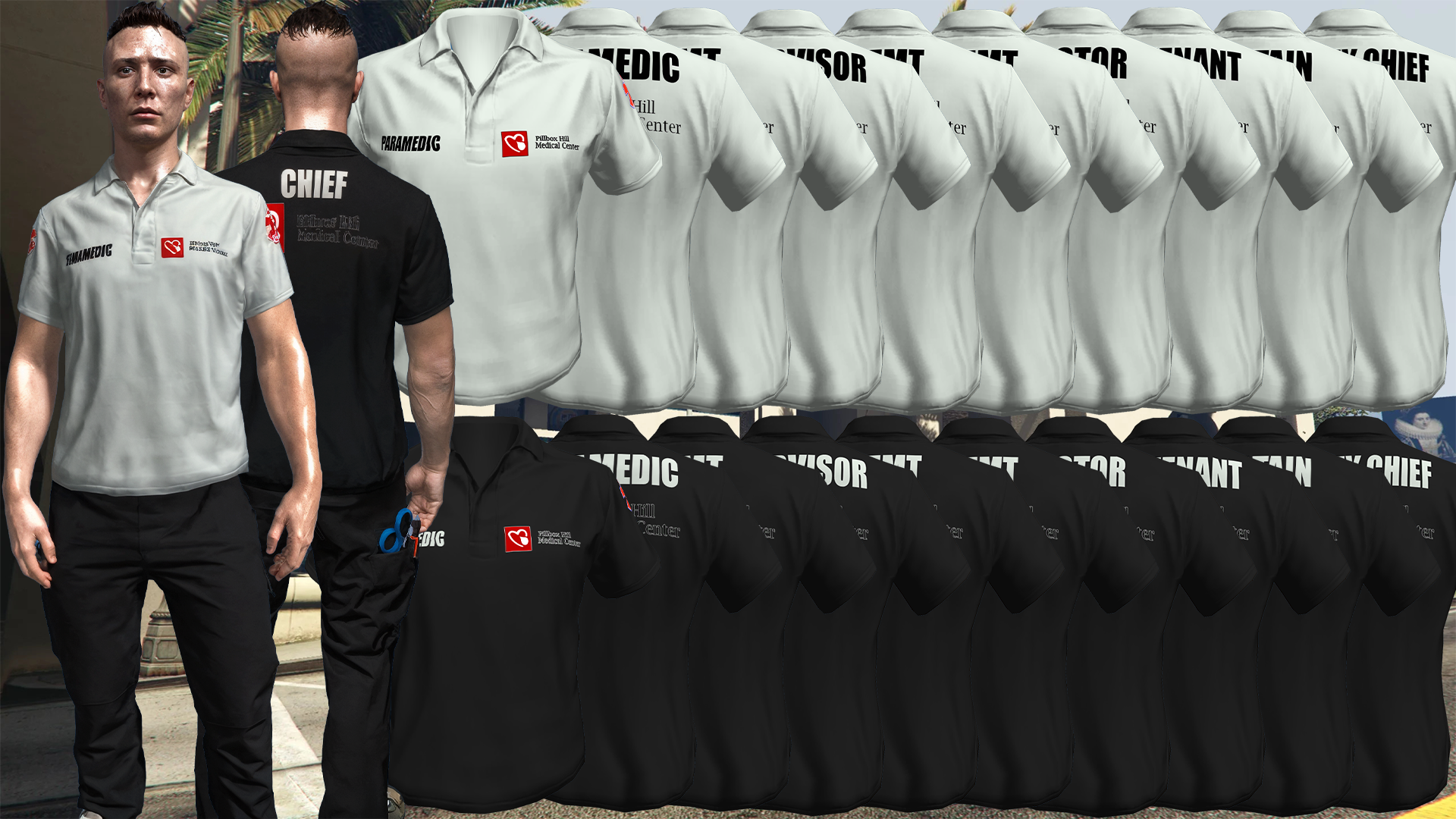 Pillbox EMS Golf Shirt Untucked [Male and Female]