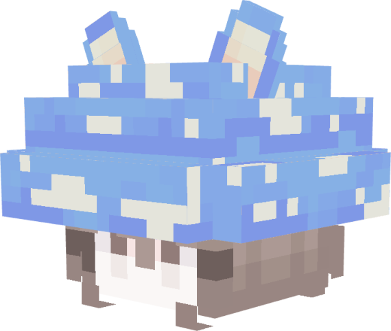 Blue Mushroom Hat