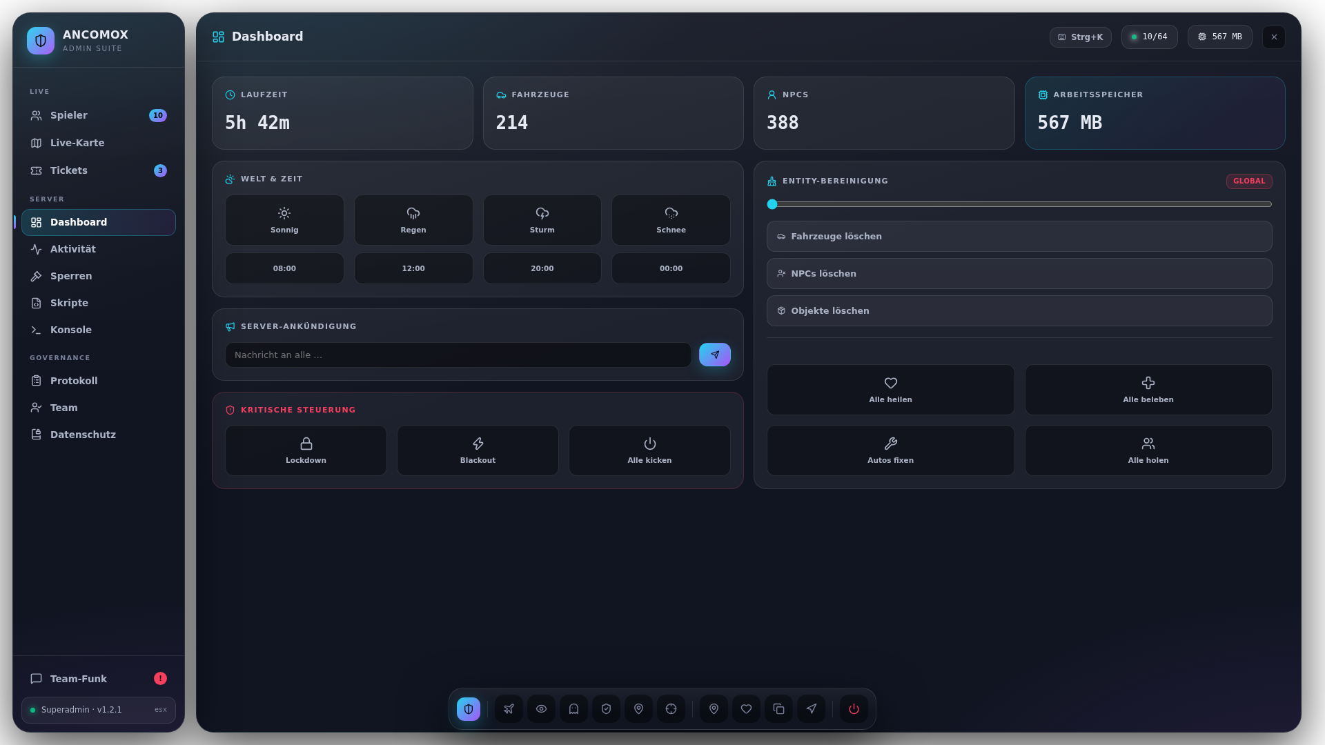 Admin Suite