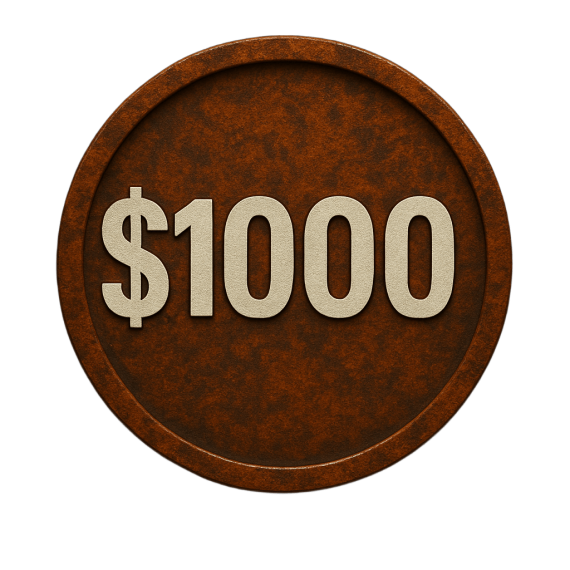 $1000 points