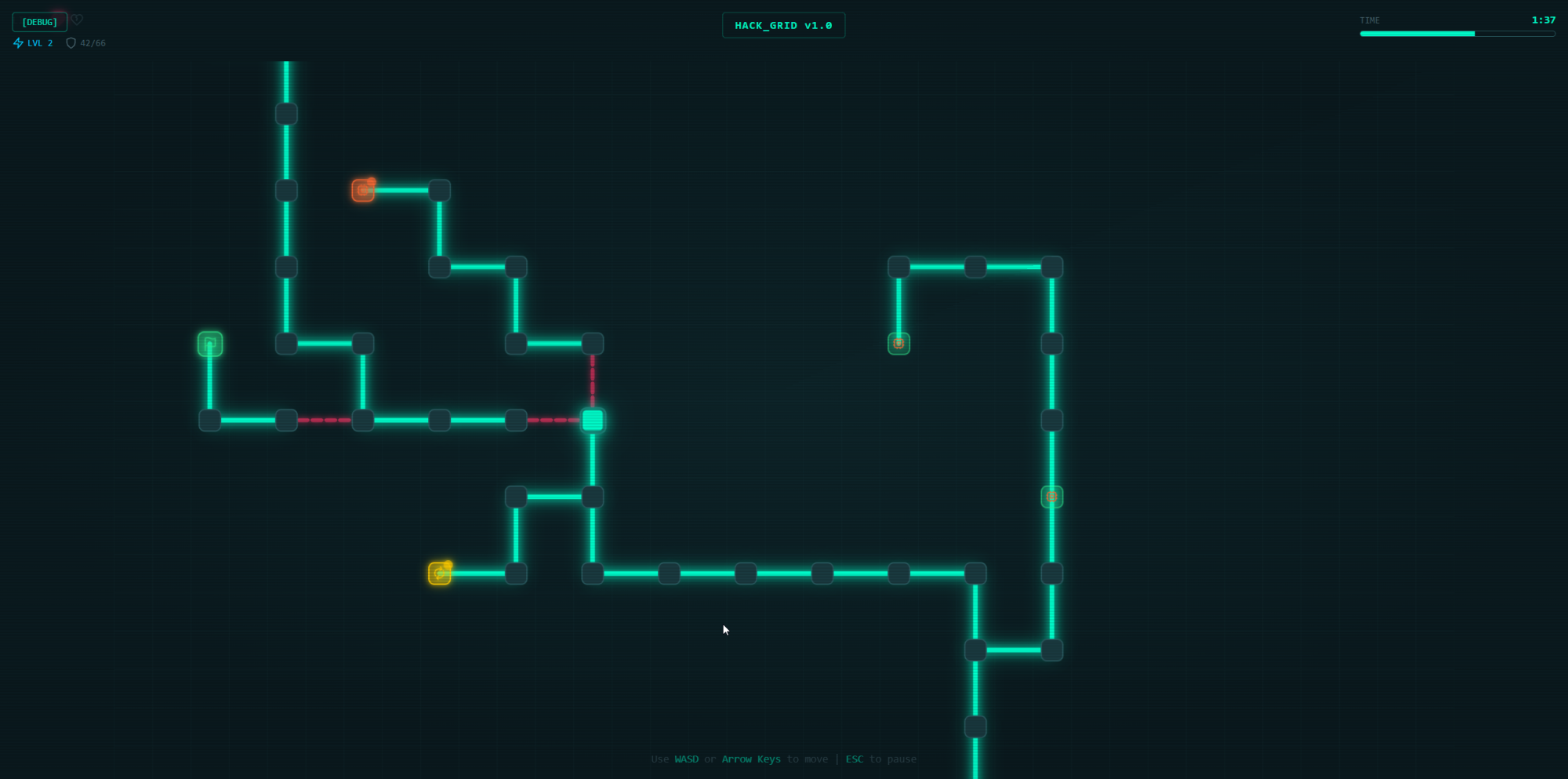 Cube Game - Procedural Hacking Minigame