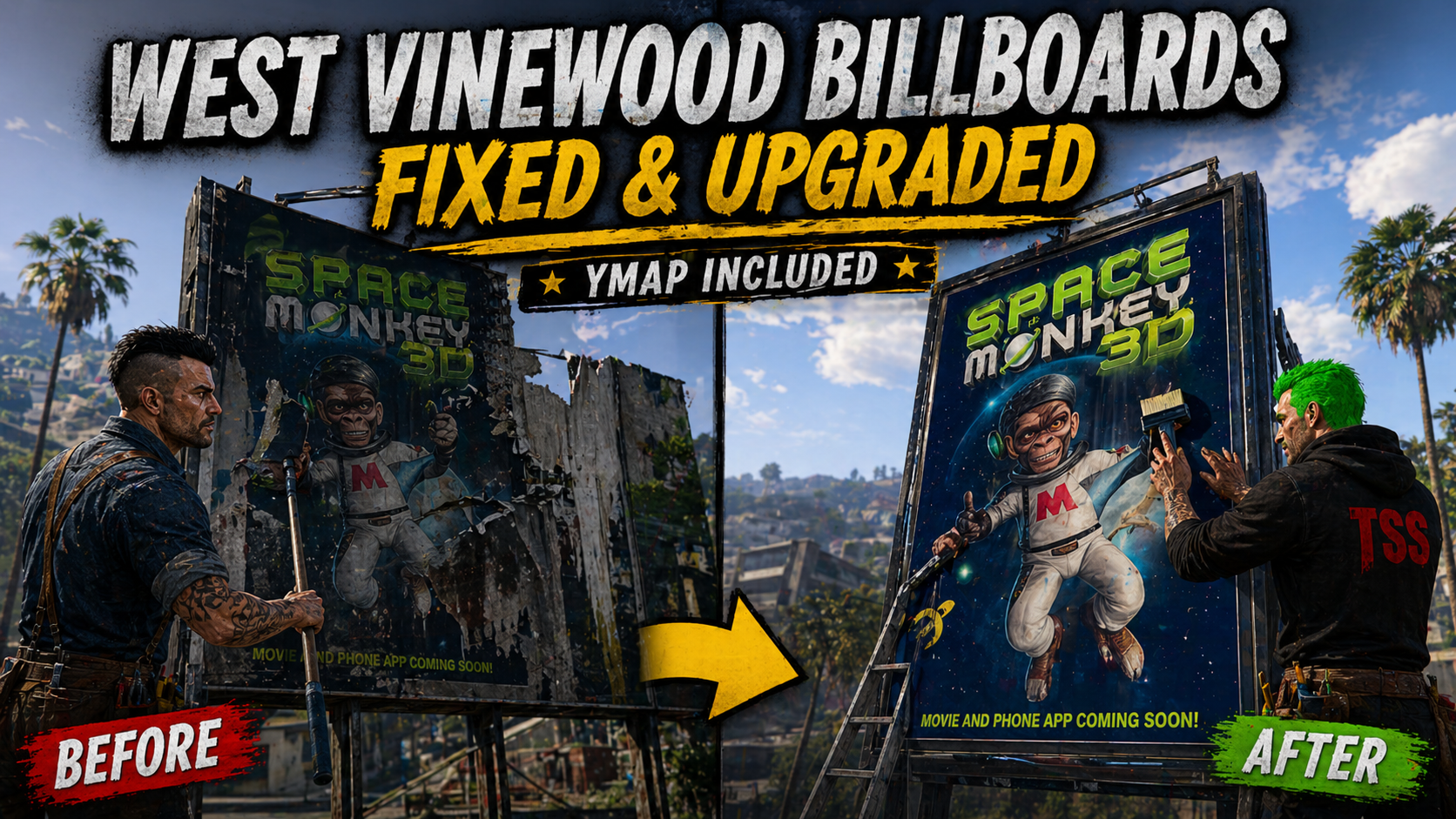🃏 West Vinewood Billboards Fix