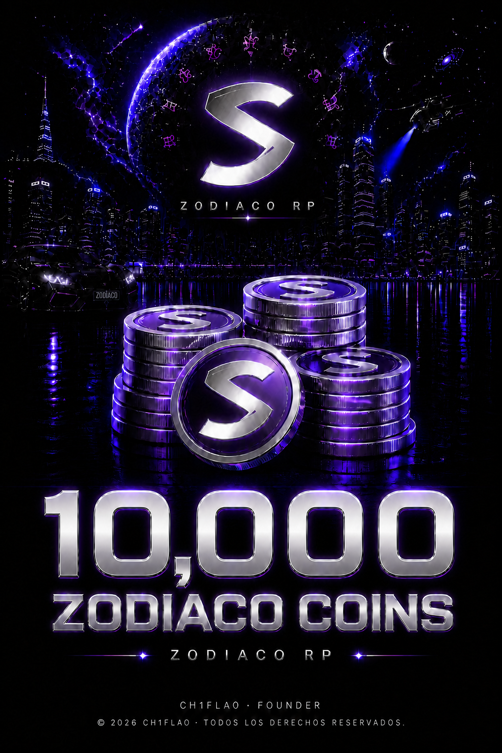 💠 10,000 Zodiaco Coins
