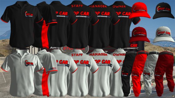 Stop Car Uniform 1 [M+F]
