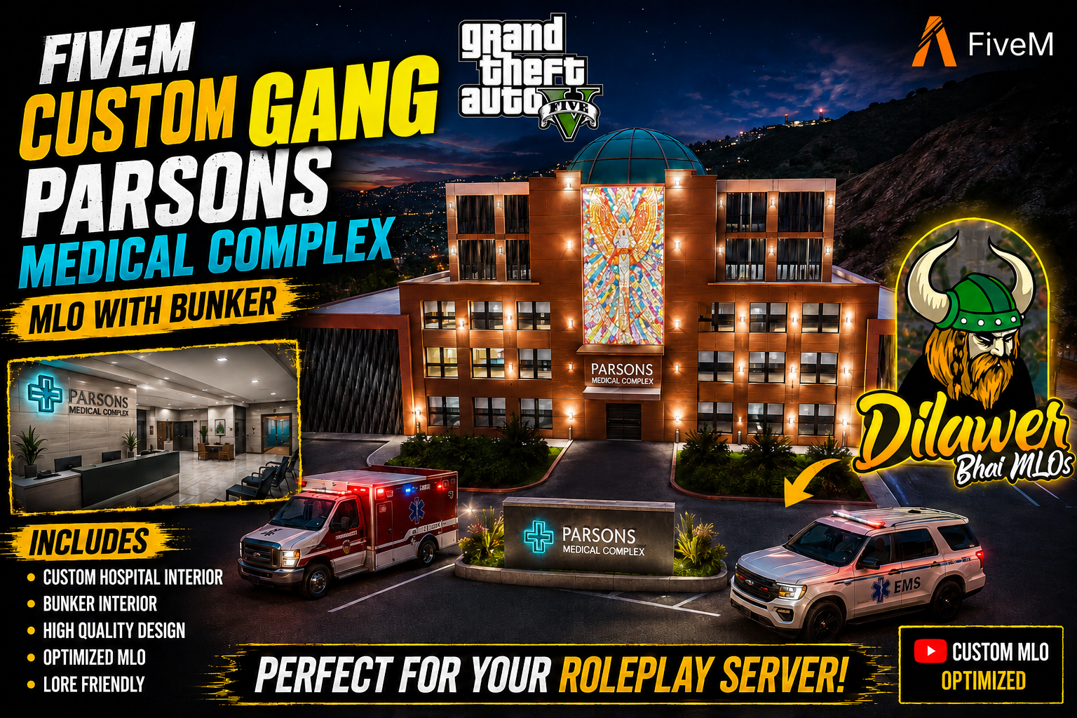 GANG CUSTOM PARSONS MEDICAL COMPEX