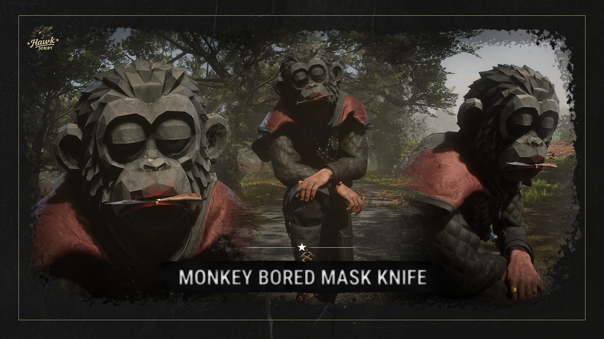 Hawk Prop Monkey Bored Mask