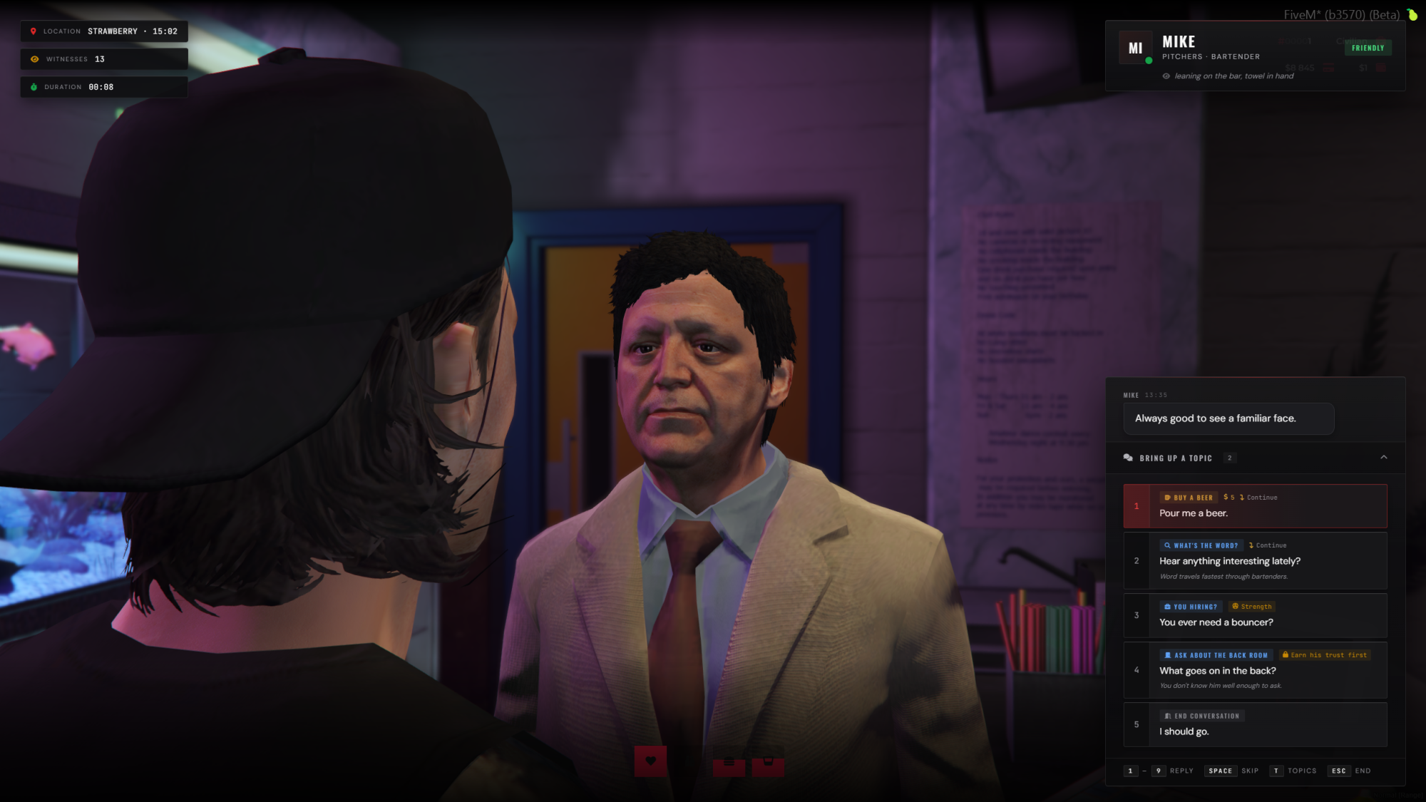 Intel NPC Chat | Persistent FiveM NPC Dialogue System