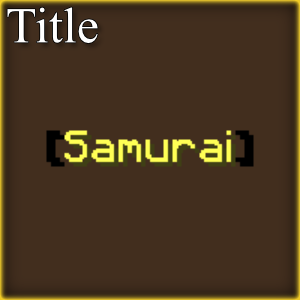 Samurai [Title]