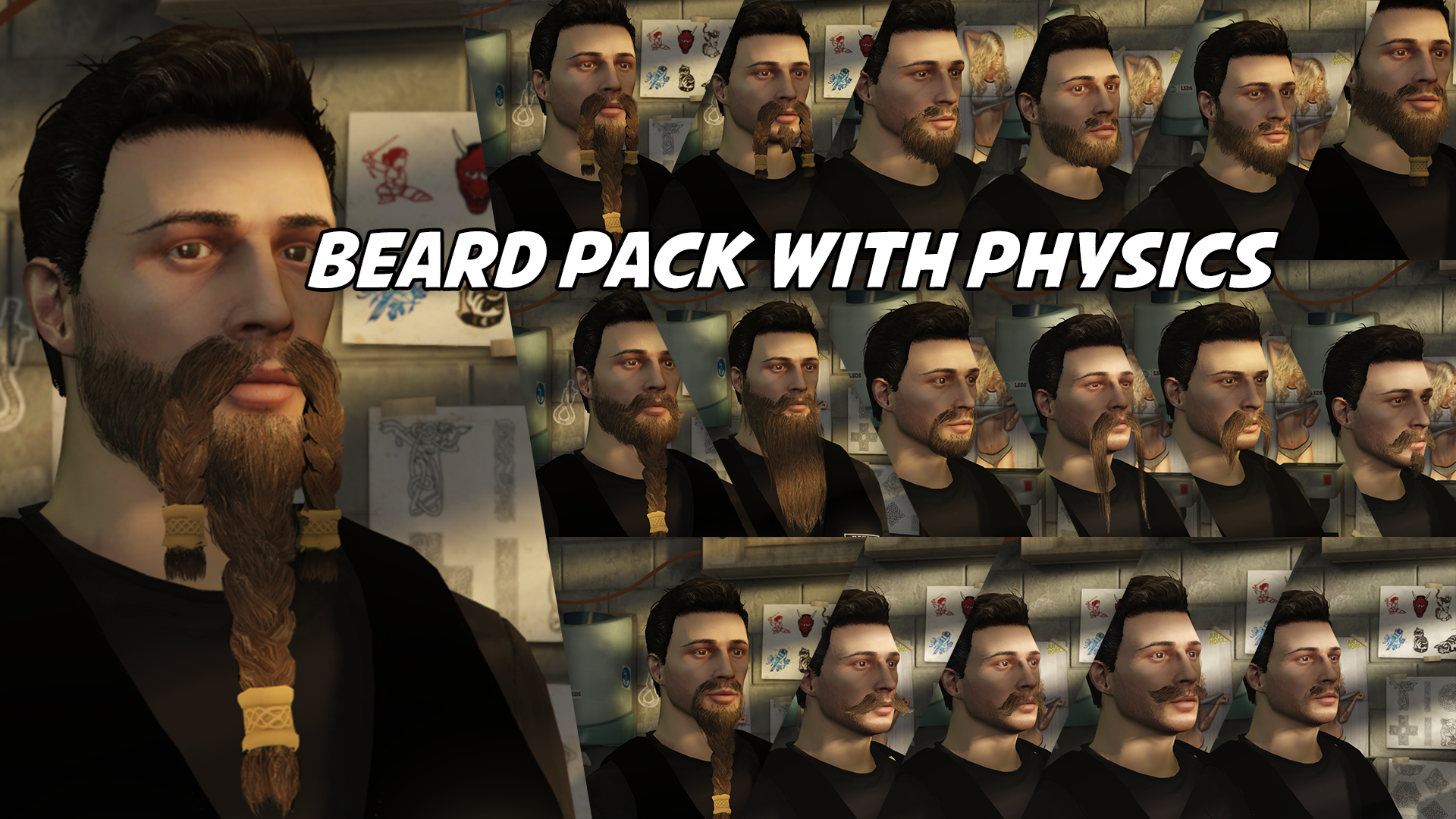 Beard Pack (+Physics)