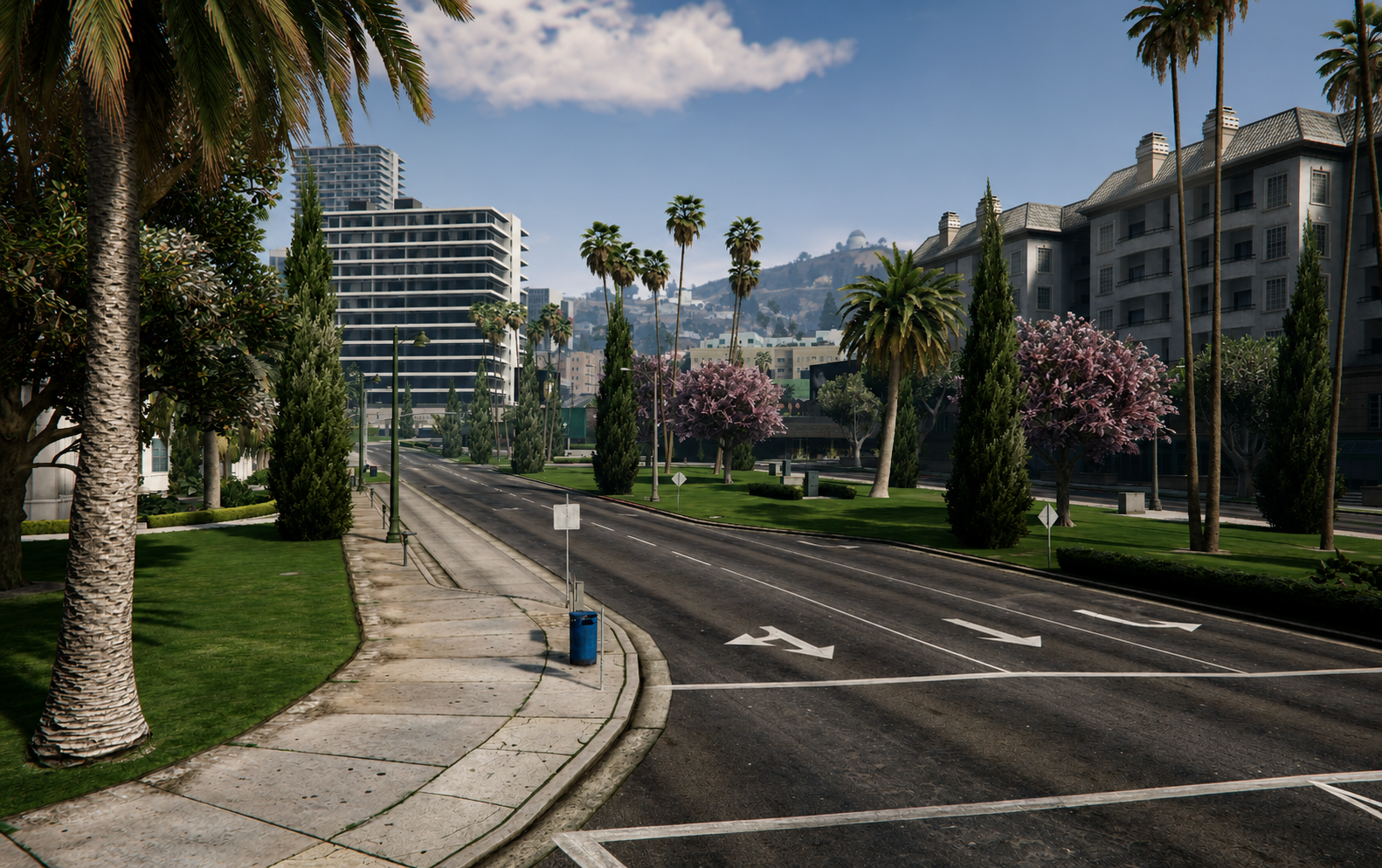 Luxury Vegetation & Road Overhaul for Downtown LS