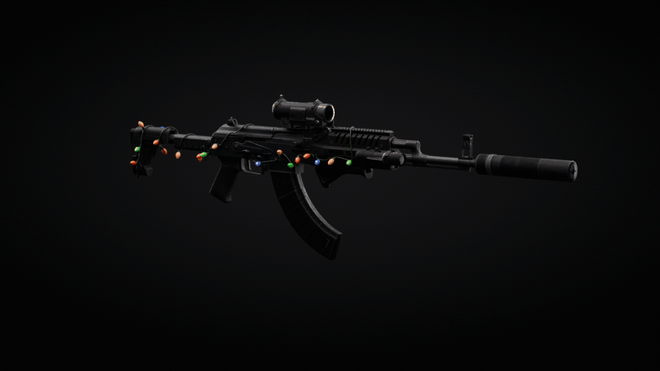 Christmas Lights Assault Rifle