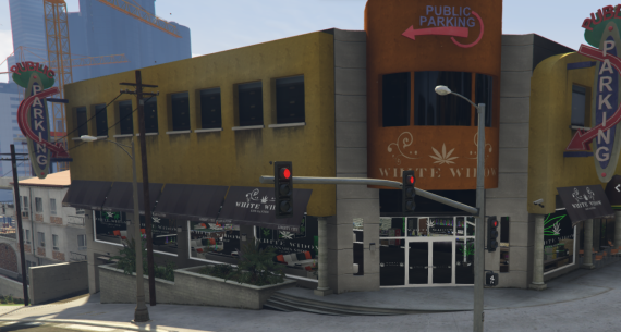 White Widow MLO met  garage