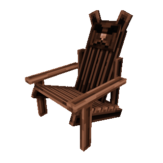 Cat Bench — cosmetic Furniture v1 item on the NovaVoid Cat Civilization Minecraft server