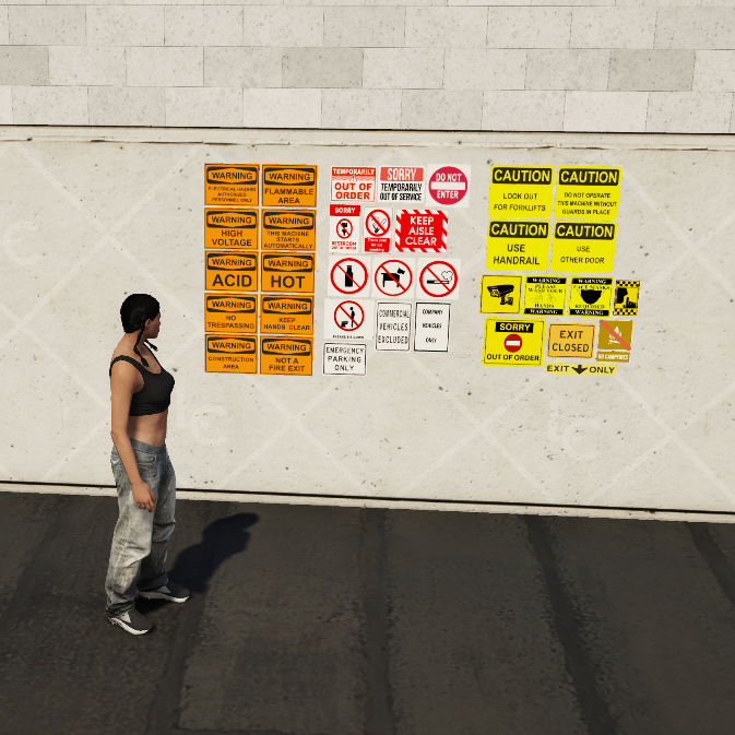 Warning signs