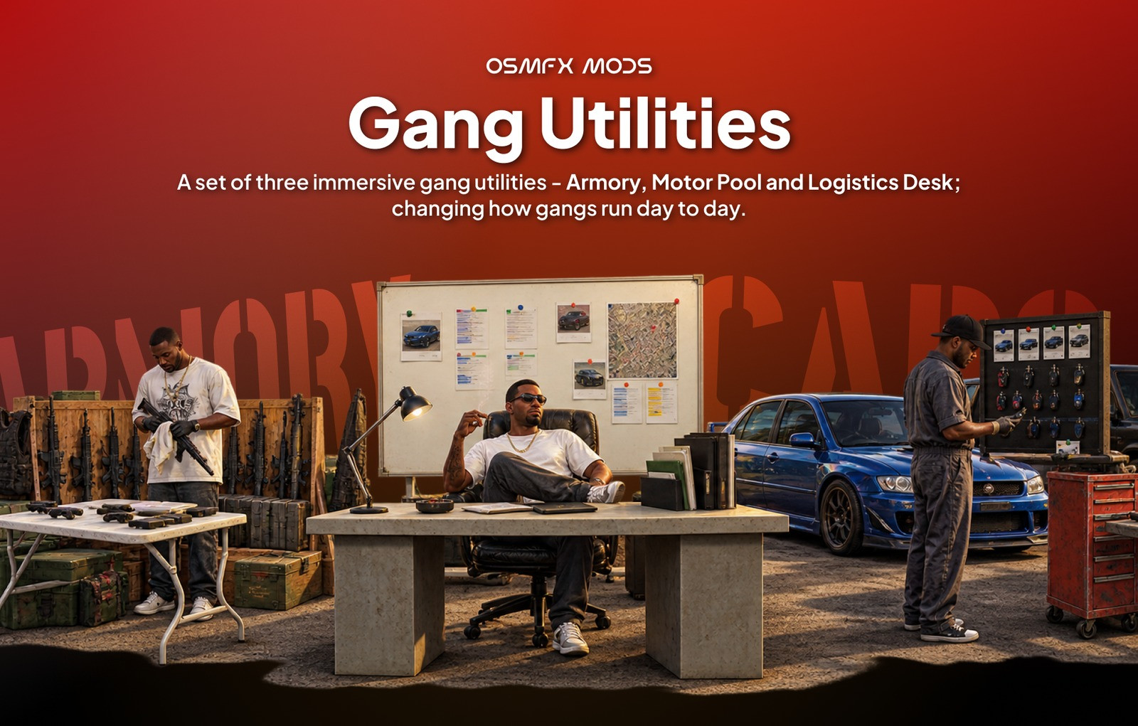 [ESCROW] Gang Utilities | QB/QBOX/ESX
