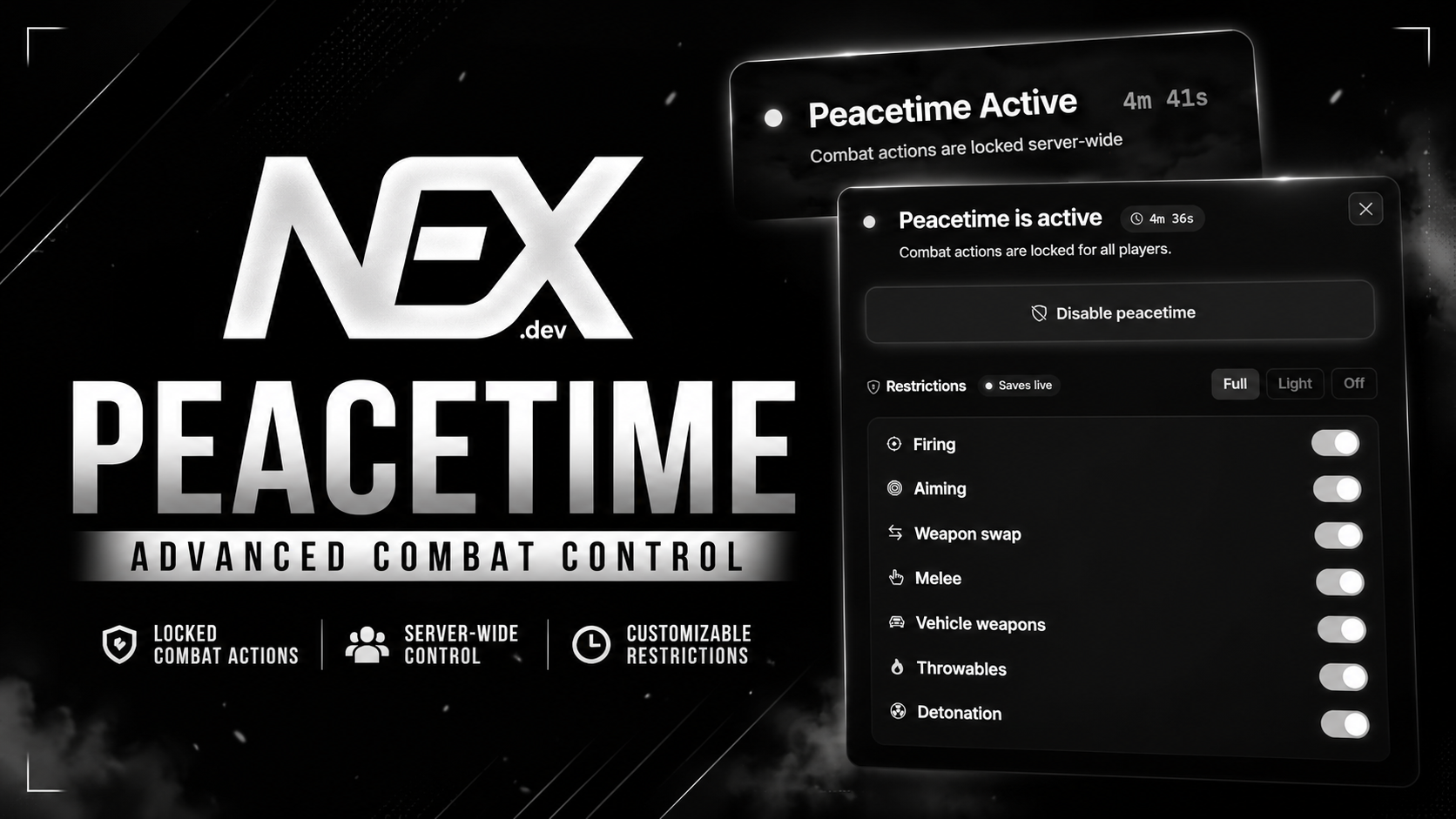 Peacetime Menu
