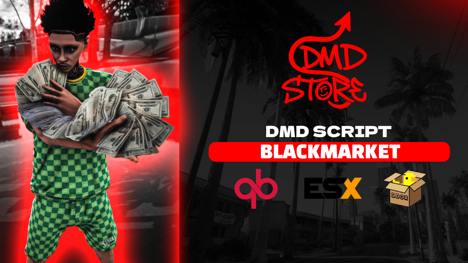 DMD Store Advanced Blackmarket | Underground Economy | QBCore QBox ESX