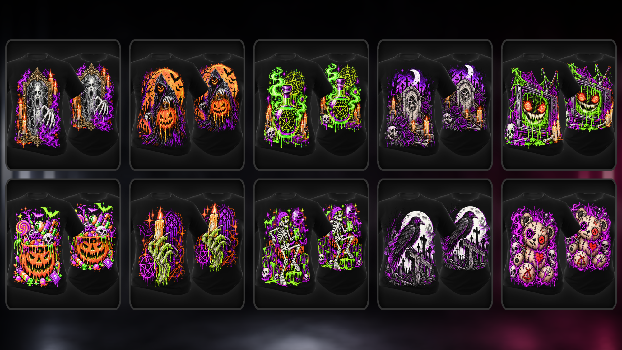 FREE TEE HALLOWEEN PACK V5