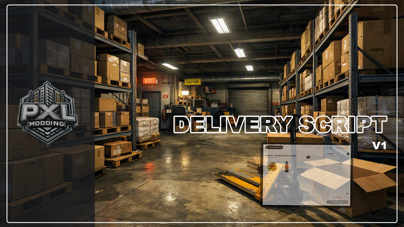 [ESX, QBcore] Advanced Delivery script V1
