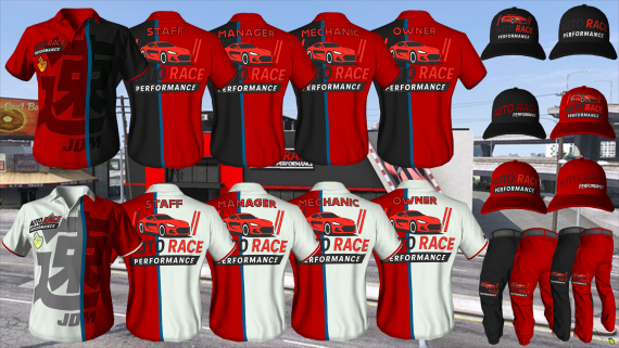 Auto Race Performance Uniform 2 [M+F]