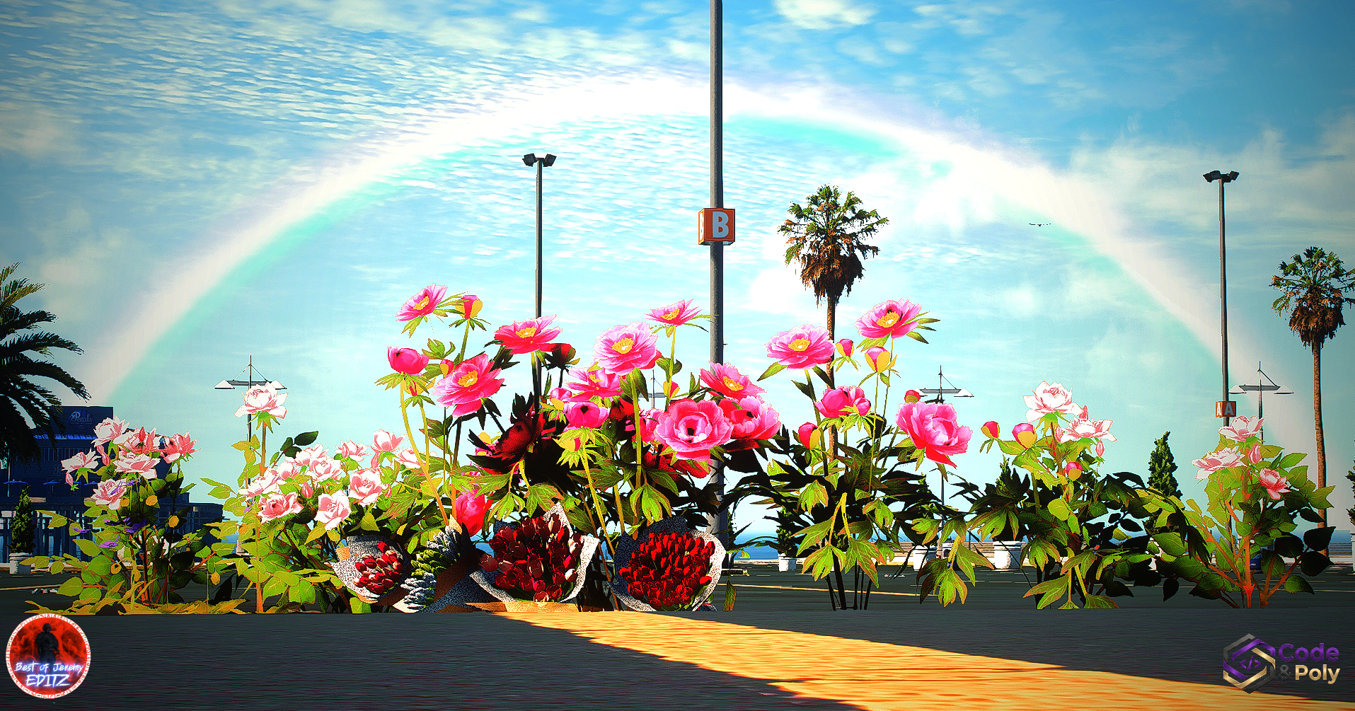 Code & Poly Blumen Props