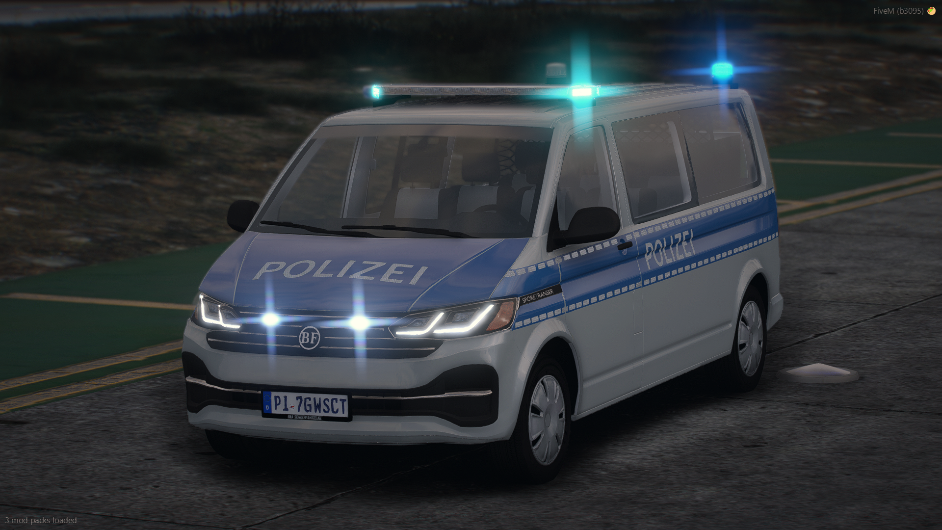 BF Sporetranser Streifenwagen