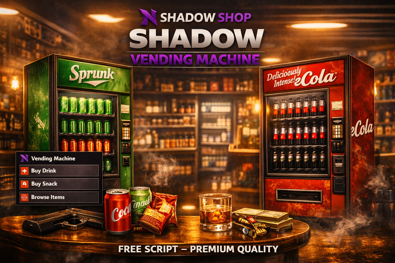 Shadow Vending Machine || Free Script