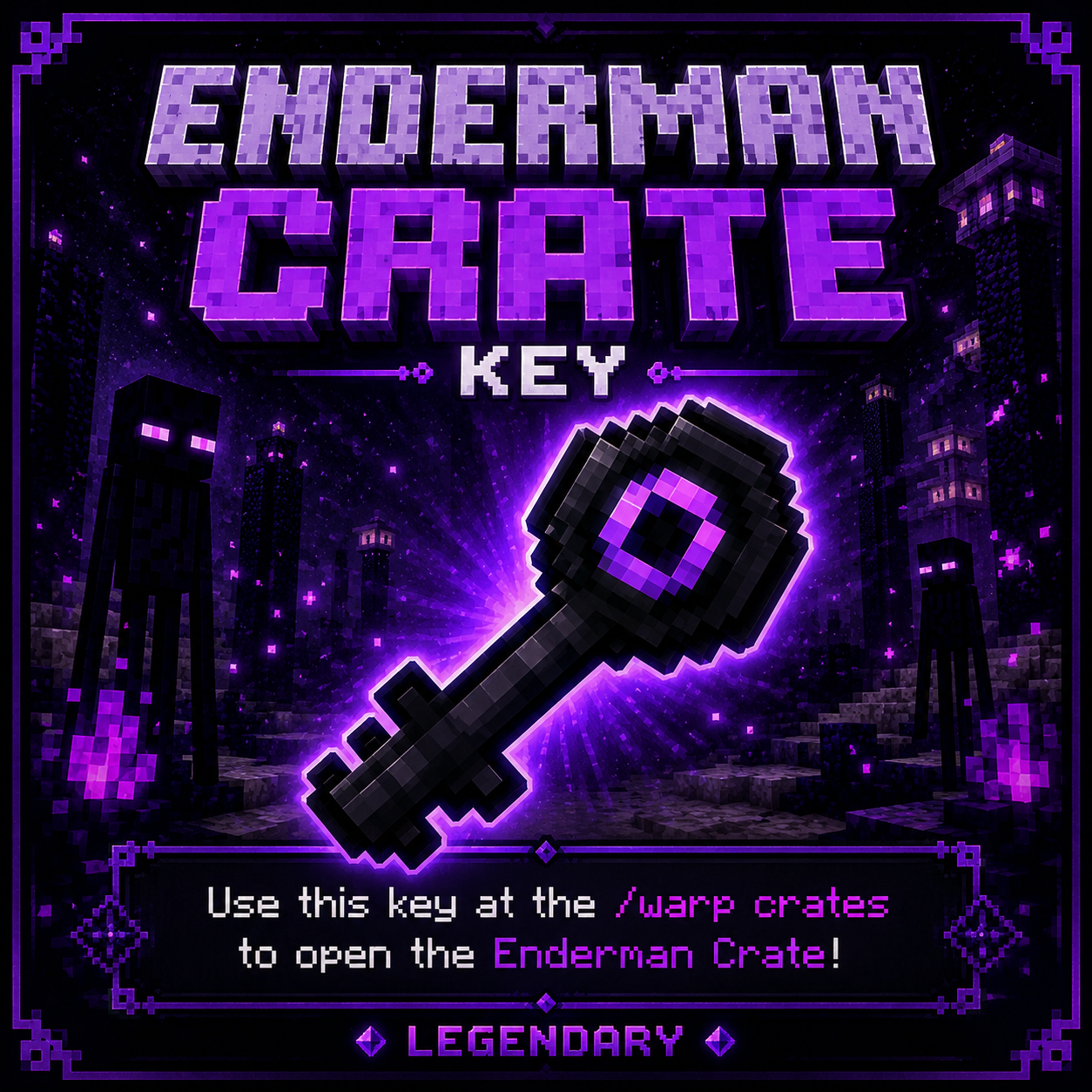 EnderMan Crate Key