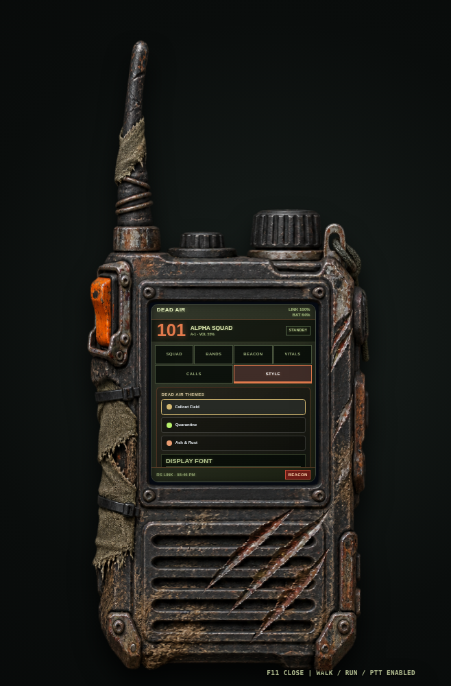 RS Zombie Radio | Recon | Apocalypse | SOS | Zombies | Walkie Talkie Radio
