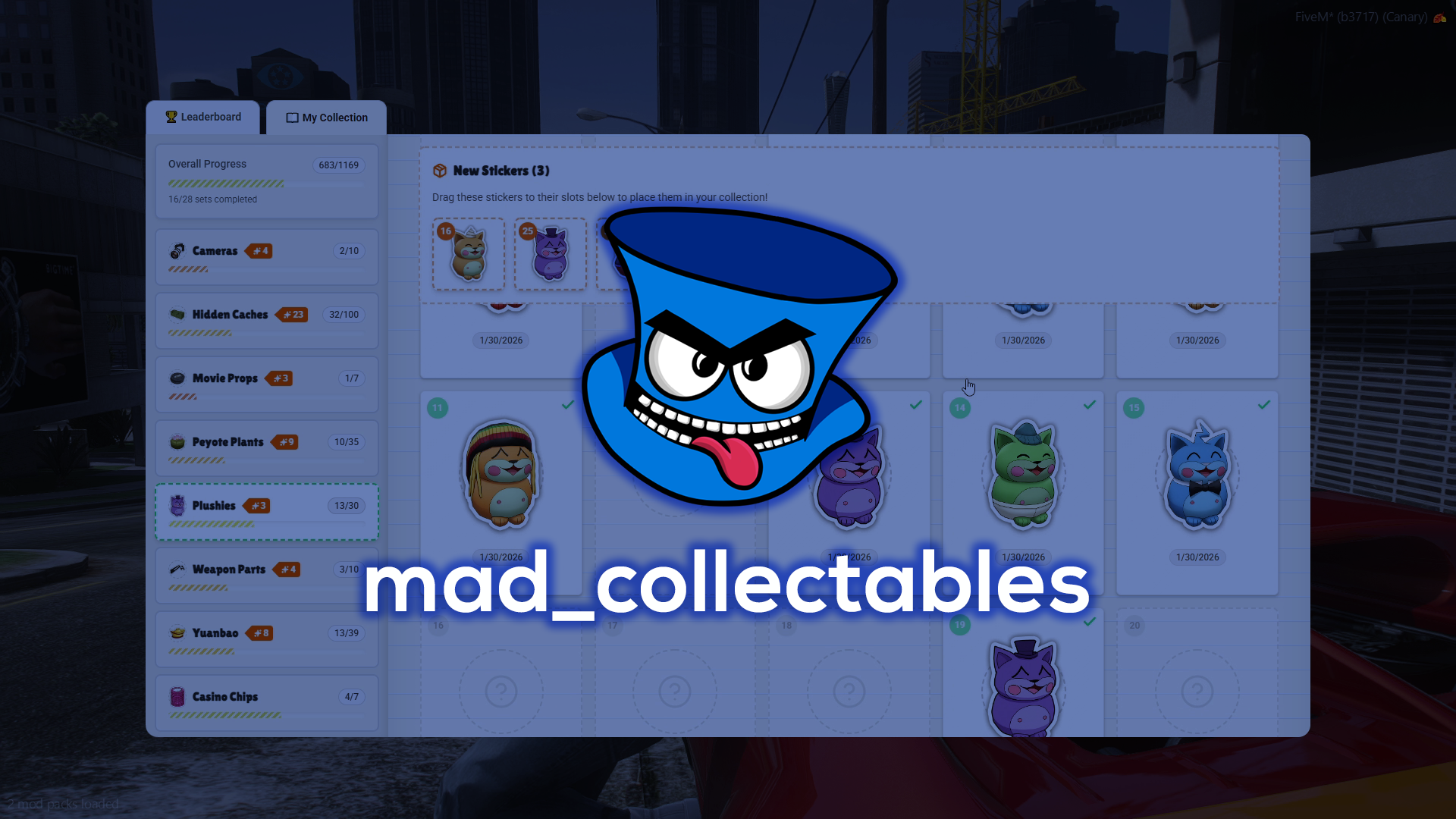 FiveM Collectables Script | Treasure Hunt System