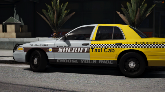 Sheriff Taxi Livery Pack #01